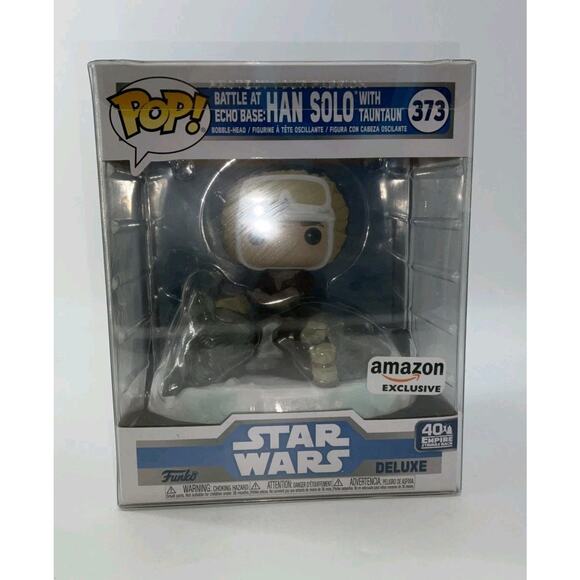Funko Pop! Deluxe: Star Wars - Battle at Echo Base: Han Solo with TaunTaun -... - Picture 1 of 6